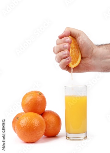 hand squeezed orange juice