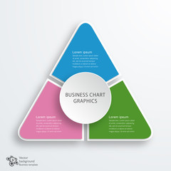 Wall Mural - Business Chart Design, Vector Graphics