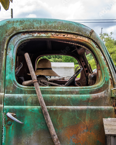 Rusty Old Trucks On The Roadside In Central Washington State Buy