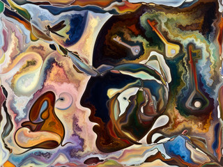 Wall Mural - Metaphorical Living Canvas