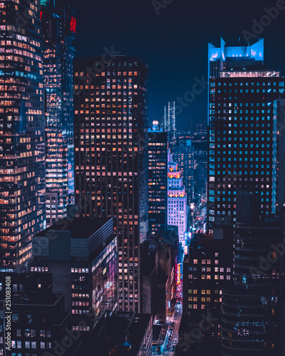 Fototapeta Midtown NYC Rooftop Views