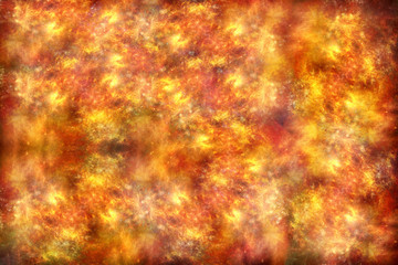 Canvas Print - artistic multicolored computer generated illustration of a unique soft smooth fiery artwork backgrou