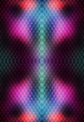 Canvas Print - unique 3d computer generated illustration of smooth abstract fractals artwork background