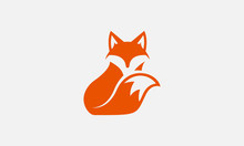 Unique Fox Logo, Fox Illustration, Vector