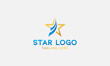 star logo design, star icon, vector