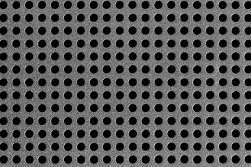 Metal with holes texture.