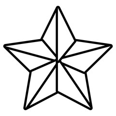 Sticker - isolated star cartoon