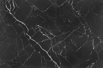 Patterns seamless lightning of nature black marble with white curly abstract texture for background