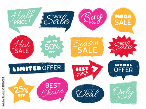 Photographie Grunge sale badge