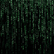 © Ivan Kmit - Green matrix background generated on computer