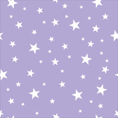 Wall Mural - Modern star seamless color pattern. Vector design illustration