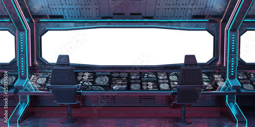 Grunge Spaceship Interior Background 3d Rendering Buy This