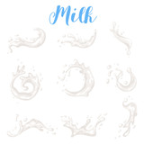 Fototapeta Big Ben - milk icon on white background