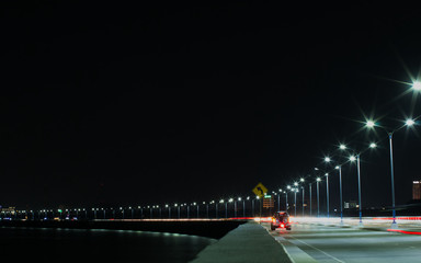 bridge at night