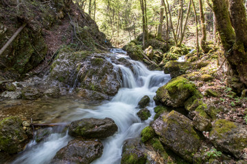 river flowing in gourge Hell