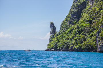 tropical islands in the sea