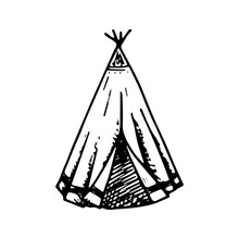 Indians Tent Doodle