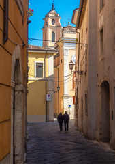 Isola del Liri (Italy) - A little medieval city in province of Frosinone, Lazio region, famous per del waterfalls in the historical center, built on a island of Liri river