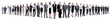 © ASDF - panoramic photo of a group of confident business people.