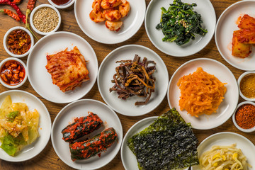 Wall Mural - 韓国料理　typical Korean gourmet