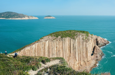 hong kong global geopark of china. sai kung district, new territories.
