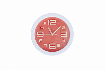 clock on isolated background