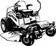 Lawn Mower Vector Illustration
