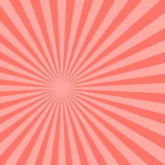 Wall Mural - abstract pink sunbeams background. vector illustration.