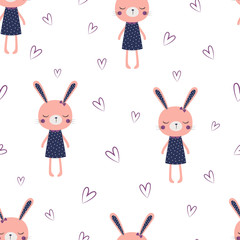  cute bunny girl pattern