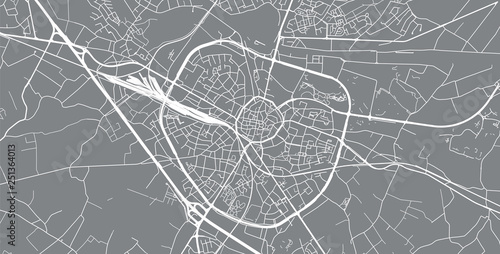 Cuadros en Lienzo Urban vector city map of Hasselt, Belgium