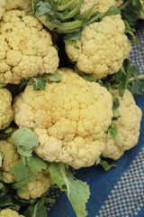 Sticker - fresh cauliflower for cooking at street food