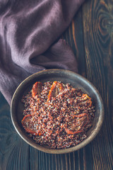 Wall Mural - Bowl of red quinoa