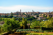 Stadtansicht von Siena mit skyline