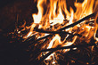 © Iskan - Spectacular fire background. Orange, red