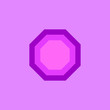 © Helga - Polygon on the purple background