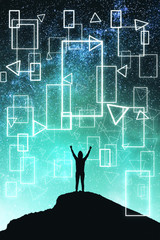 Wall Mural - purpose and research concept
