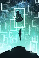 Wall Mural - freedom and approach concept