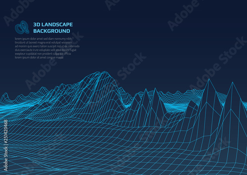 Abstract background with lo...
