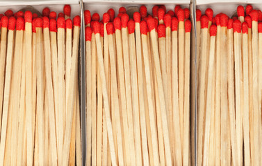 many scattering of matches