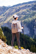 © Novak - Female hiker backpacker in nature