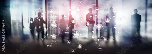 Cuadros en Lienzo HR human resources management concept corporate organisation structure mixed med