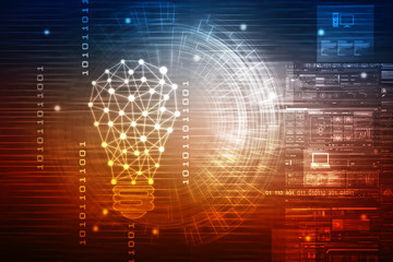 bulb future technology, innovation background, creative idea concept