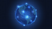 Business Concept Of Global Network Connection