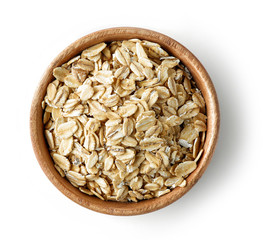 Canvas Print - bowl of oat flakes