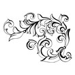 © Feoktistova - Antique style acanthus.Vector  vintage baroque ornament