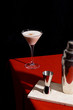 © polese - Alexander, an after dinner cocktail with gin or cognac, white creme de cacao, fresh cream and  grated nutmeg