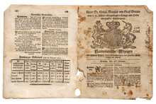 Old British Trade Newspaper Dated 1773