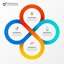 Infographic Design Template. Creative Concept With 4 Steps