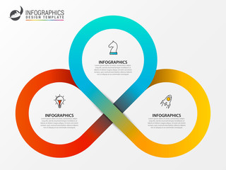 Infographic design template. Creative concept with 3 steps