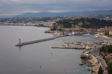 Poster - Photos of the Cote d'Azur in France in the winter time